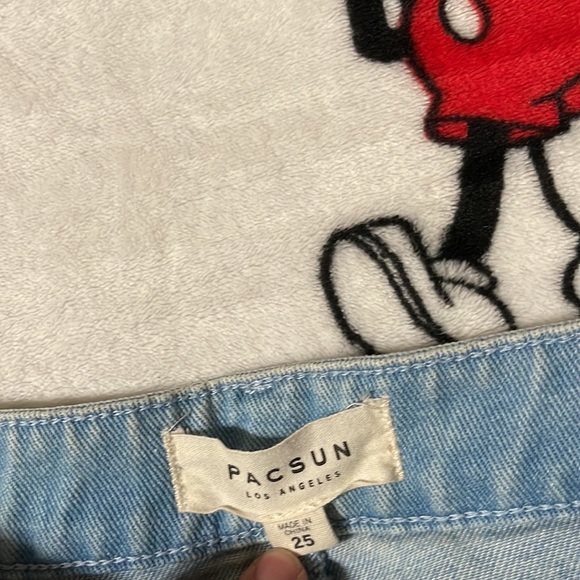 Pacsun Patchwork Denim Skirt - Picture 2 of 3